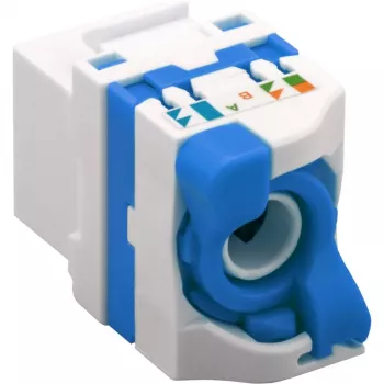 Techly CAT 6a KeyStone RJ45 Jack UTP varjestamata tööriistavaba IWP-MD C6A/UROTT