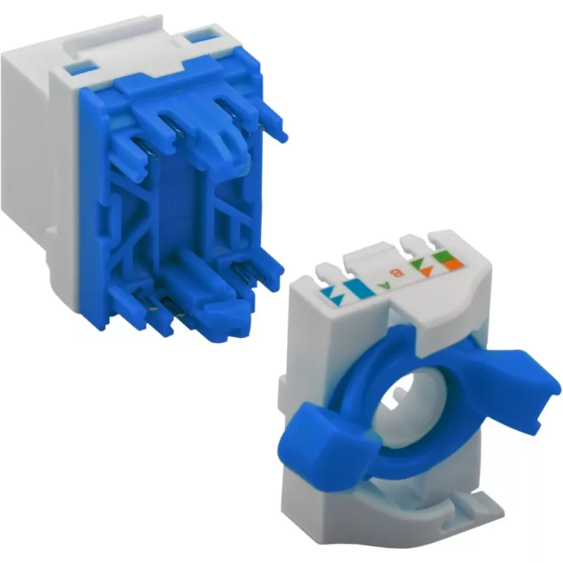 Techly CAT 6a KeyStone RJ45 Jack UTP varjestamata tööriistavaba IWP-MD C6A/UROTT