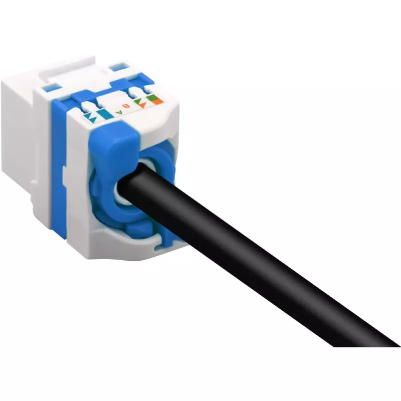 Techly CAT 6a KeyStone RJ45 Jack UTP varjestamata tööriistavaba IWP-MD C6A/UROTT