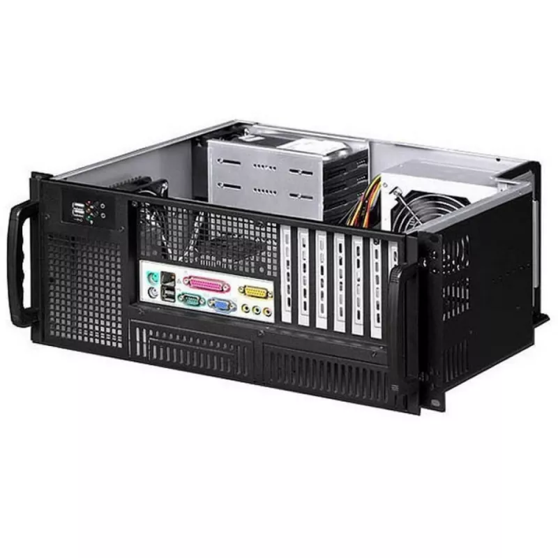 Techly Chassis Industrial Rack 19/Desktop 4U Ultra Compact Must” I-CASE MP-P4HX-BLK6