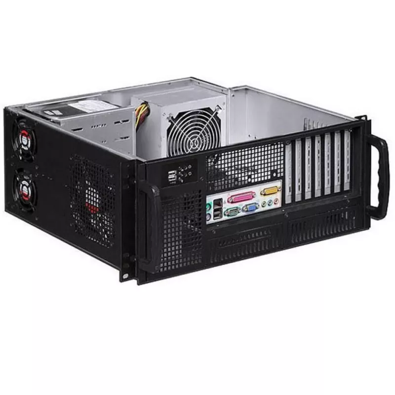 Techly Chassis Industrial Rack 19/Desktop 4U Ultra Compact Must” I-CASE MP-P4HX-BLK6