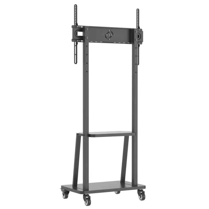 Techly põrandaalus koos riiuliga 32–70-tollistele LCD/LED/plasma-teleritele