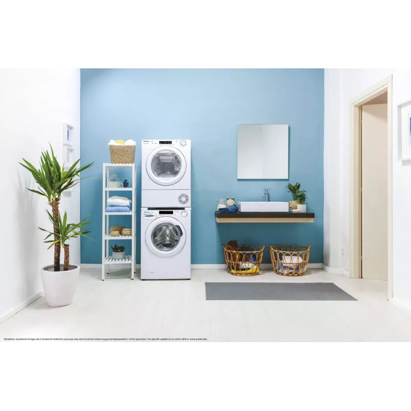 Candy Smart Pro CSOE H10A2TE-S pesukuivatusrest Eraldiseisev Eestlaetav 10 kg Valge