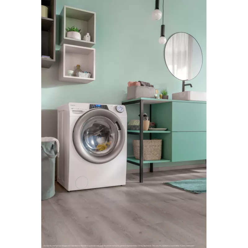 Candy RapidÓ PRO RP 486BWMR/1-S pesumasin eestlaetav 8 kg 1400 RPM valge
