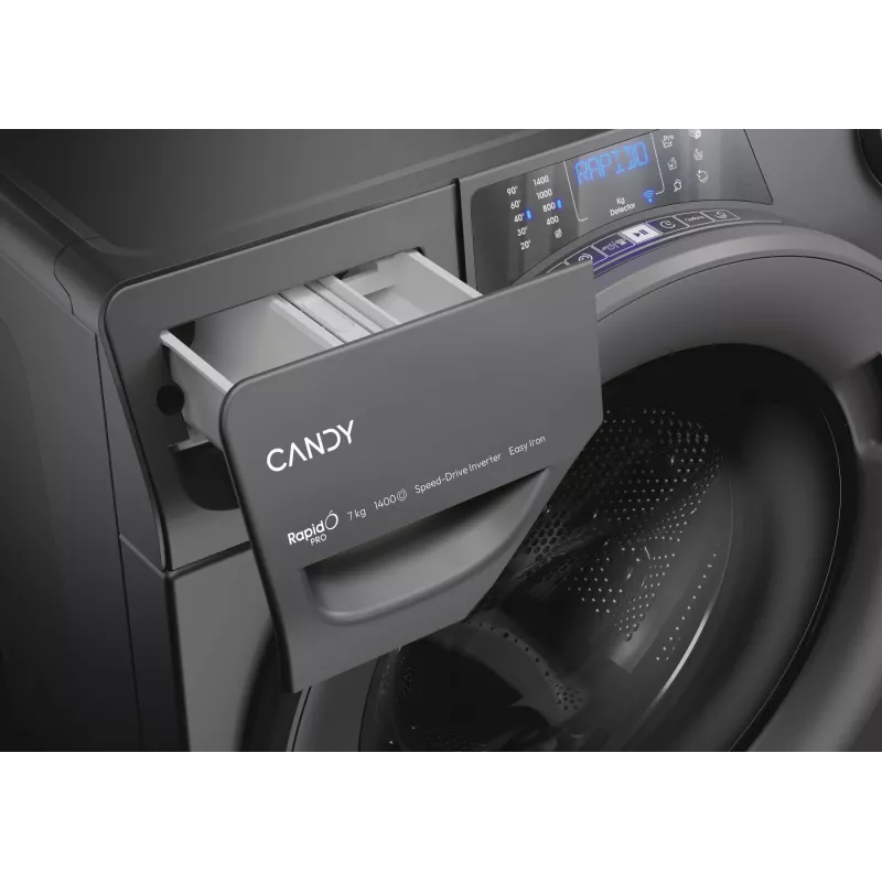 Candy RapidÓ PRO RP4 476BWMRR/1-S pesumasin eesttäidetav 7 kg 1351 p/min antratsiithall