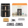 Cosori Turbo Tower Pro Smart Single 10,8 L Eraldiseisev 2630 W Kuumõhufritüür Must, Kuldne