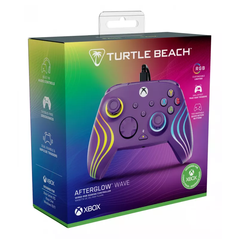 Gamepad Turtle Beach Afterglow Wave lilla USB PC Xbox Series X