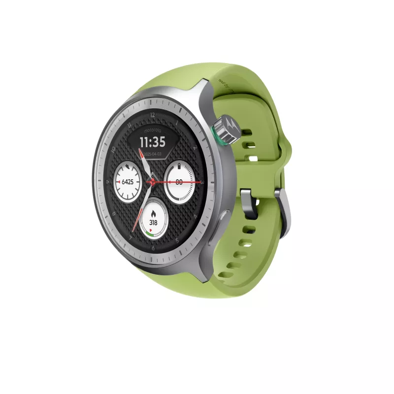Motorola Moto Watch 3,63 cm (1,43 tolli) OLED 47 mm digitaalne puuteekraan hõbedane GPS (satelliit)