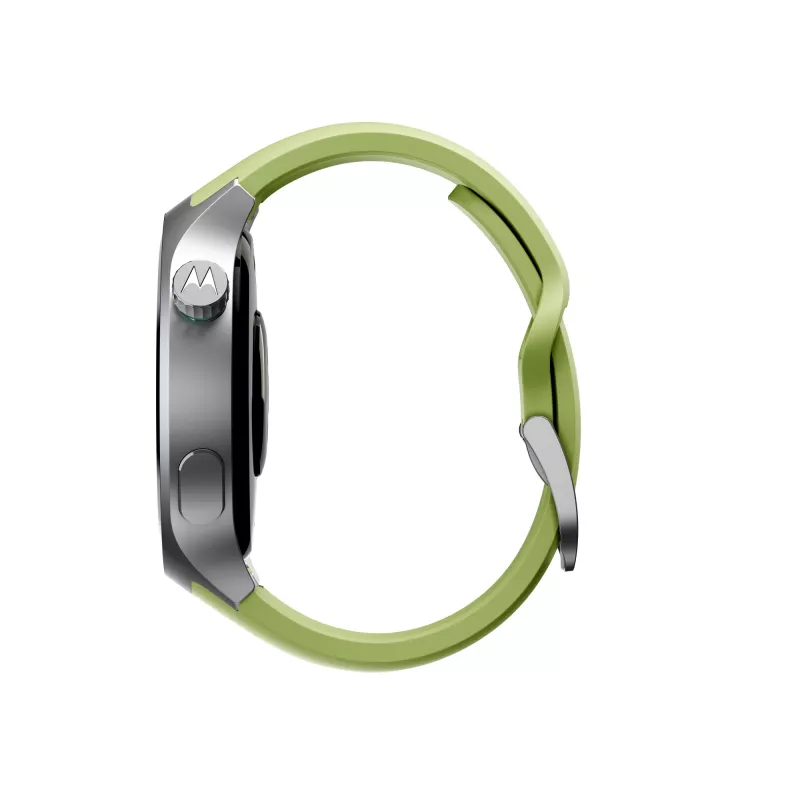 Motorola Moto Watch 3,63 cm (1,43 tolli) OLED 47 mm digitaalne puuteekraan hõbedane GPS (satelliit)