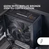 Mars Gaming MPB650SIM toiteplokk 650 W 24-kontaktiline ATX ATX must