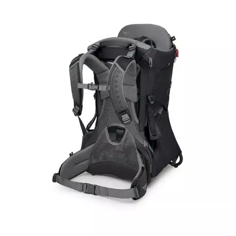 Lapsekandja Osprey Poco Tourist kandur Must — kerge seljakotikandja, mudel 10005970/550/O/S