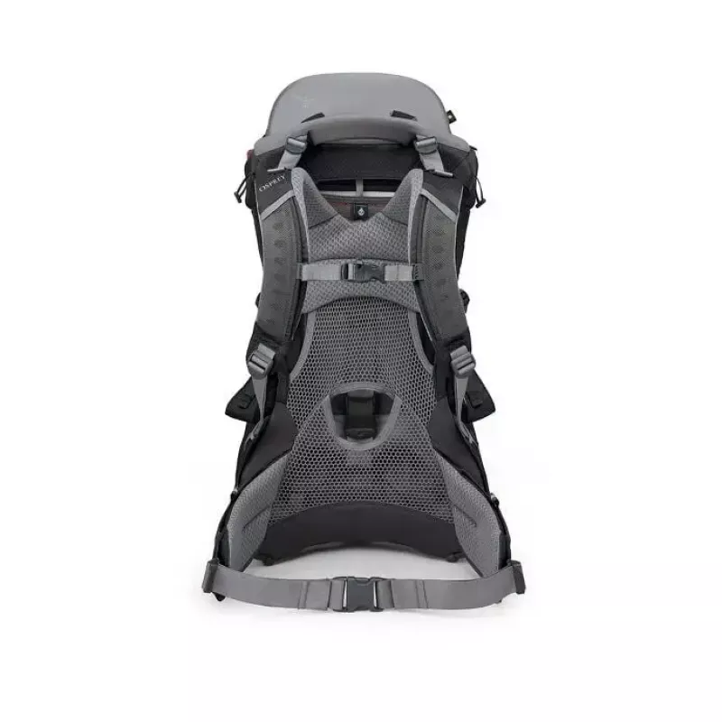 Lapsekandja Osprey Poco Tourist kandur Must — kerge seljakotikandja, mudel 10005970/550/O/S
