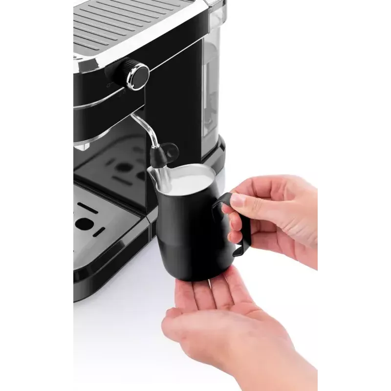 Espressomasin ETA ETA618190020 — poolautomaatne, 0,75 L veepaak, 1350 W, must