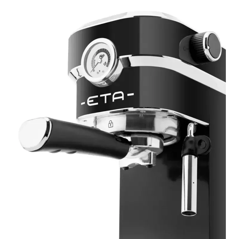 Espressomasin ETA ETA618190020 — poolautomaatne, 0,75 L veepaak, 1350 W, must