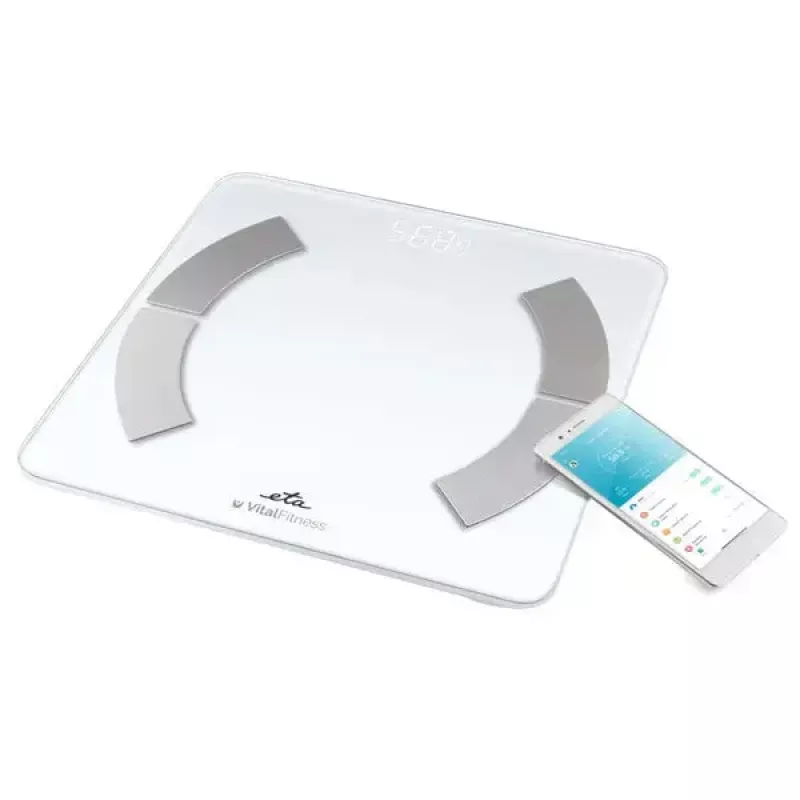 Elektrooniline isiklik kaal ETA ETA277990000 — valge, ruudukujuline, 180 kg kandevõime, 100 g täpsus