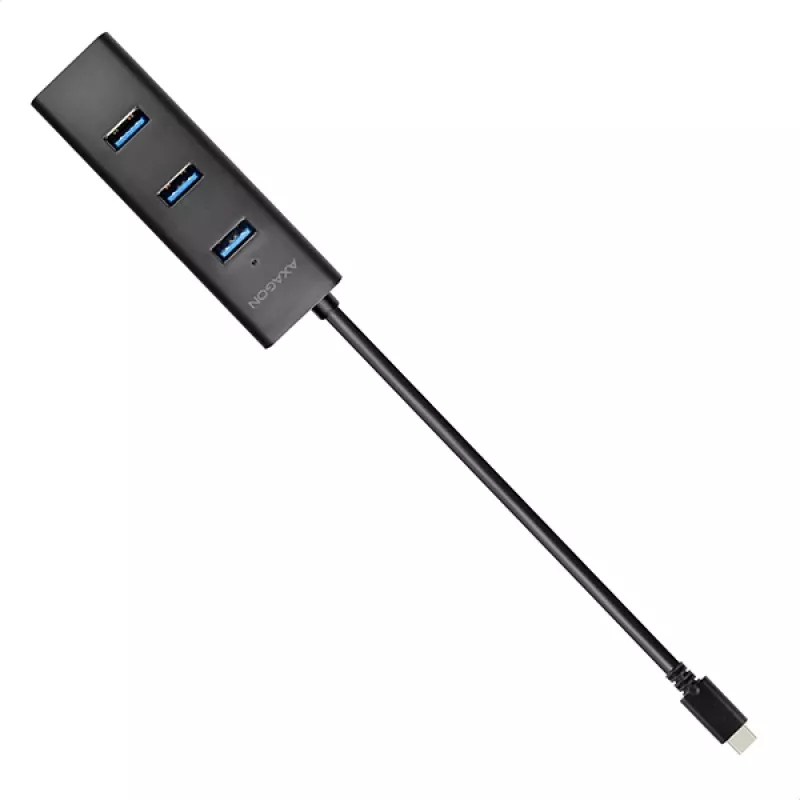 Axagon HUE-S2C liidesejaotur USB 3.2 Gen 1 (3.1 Gen 1) Type-A 5000 Mbit/s Must