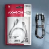 Axagon BUCM432-CM10AB USB-kaabel USB4 Gen 3x2 1 m USB C Must