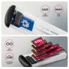 AXAGON EEM2-SC väline USB-C 10Gbps kruvideta metallist M.2 NVMe SSD korpus, ühe pesaga, hall