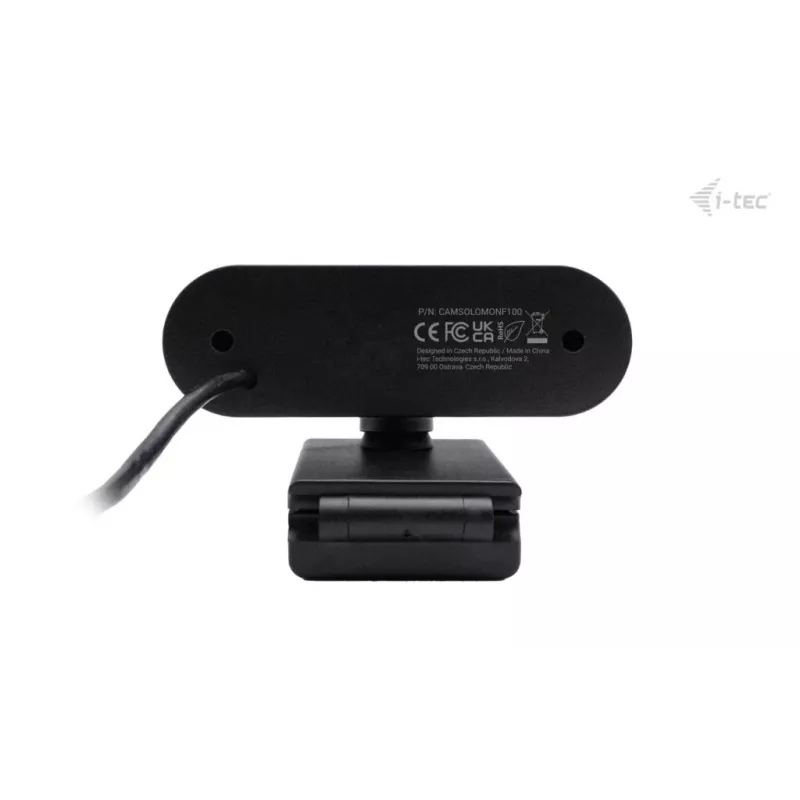 Veebikaamera ITEC SOLOMON 100 1080p, 2 MP, Full HD 1920×1080, USB, klambrikinnitus, must