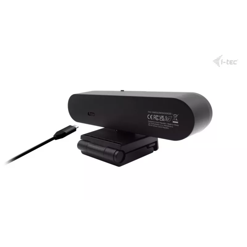 i-tec SOLOMON WH200 2K veebikaamera Windows Hello, 4 MP, 2560 x 1440 pikslit, 2K Ultra HD, 60 kaadrit/sek, 1920x1080@30 kaadrit/sek, 1280x720@30 kaadrit/sek, 2560x1440@30 kaadrit/sek, Auto