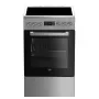 Vabaltseisev pliit BEKO FSM57300GX — keraamiline pliidiplaat 4 tsooniga, elektriahi, roostevaba teras, 50 cm