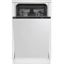 Nõudepesumasin BEKO DIS46120 täielikult sisseehitatav kitsas 45 cm, 11 komplekti, valge, 46 dB, E-energiaklass
