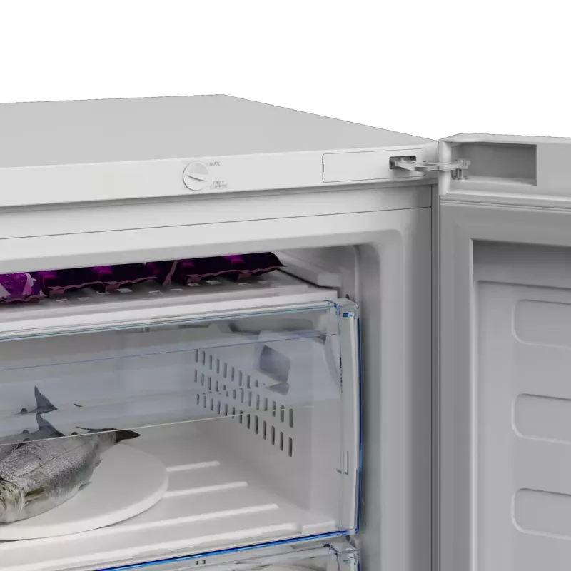 Püstikust sügavkülmik Beko RFSA240M41WN — 215 L, valge, Fast Freeze, pööratav uks
