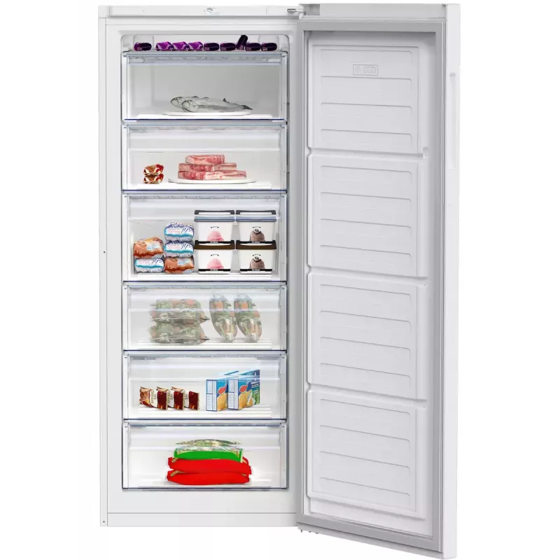 Püstikust sügavkülmik Beko RFSA240M41WN — 215 L, valge, Fast Freeze, pööratav uks