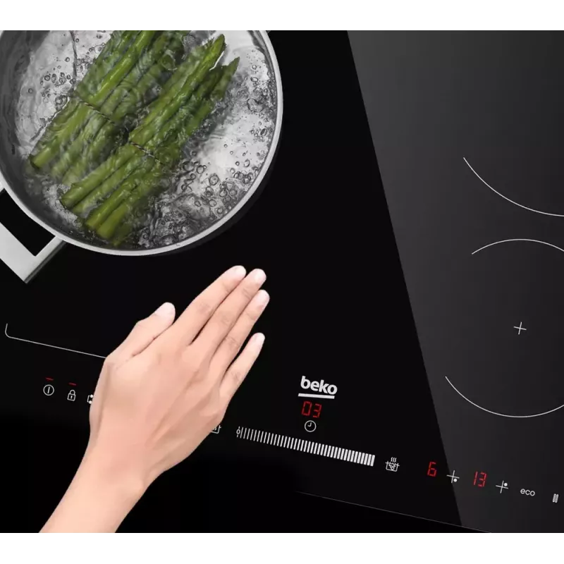 Beko HII64401QT Must sisseehitatav 60 cm tsooni induktsioonpliit 4 tsooniga