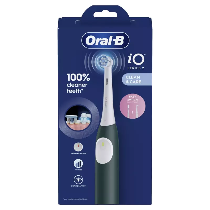 Elektriline hambahari BRAUN Oral‑B iO2 (mudel iOS2.1C9.0G) Roheline mets