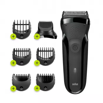Braun Series 3 300BT juhtmevaba märg ja kuiv fooliumpardel koos trimmeriga