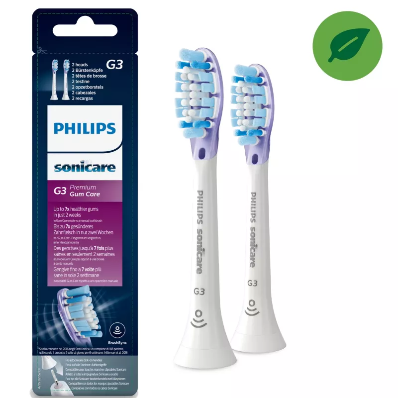 Philips Sonicare G3 Premium Gum Care HX9052/17 2x vahetatavad sonilise hambaharja otsikud