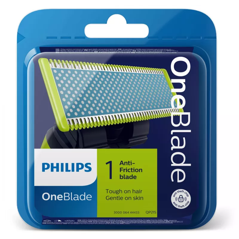 Philips Norelco OneBlade OneBlade QP215/50 Anti-friction, Shaving blade, Multicolour, 4 month(s), Philips, Philips OneBlade, 1 tk