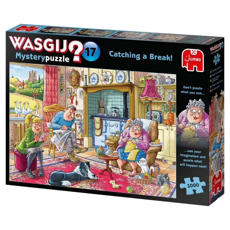 Wasgij Mystery 17 1000 tükki Jumbo koomiksipusle