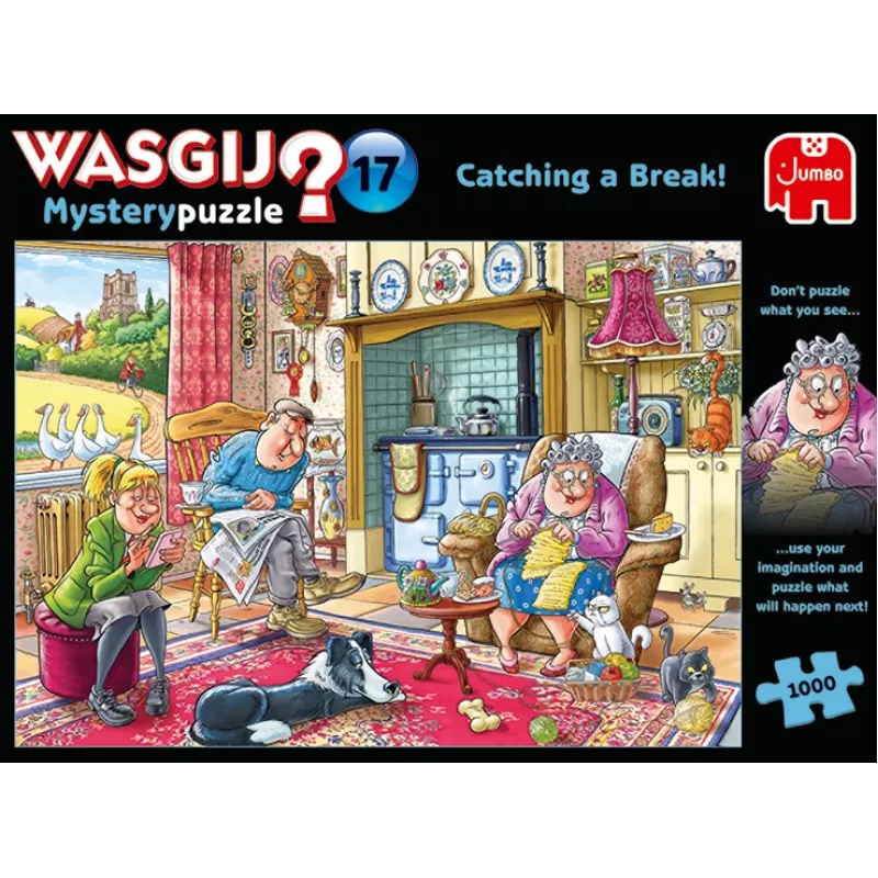 Wasgij Mystery 17 1000 tükki Jumbo koomiksipusle