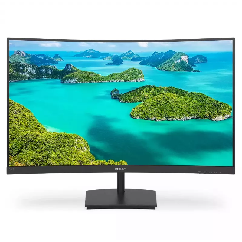 Philips E Line 241E1SCA/00 arvutimonitor 59,9 cm (23,6 tolli) 1920 x 1080 pikslit Full HD LCD Must