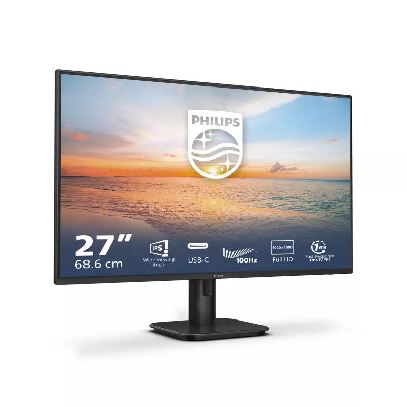 Philips 1000 seeria 27E1N1300A/00 arvutimonitor 68,6 cm (27 tolli) 1920 x 1080 pikslit Full HD LCD must