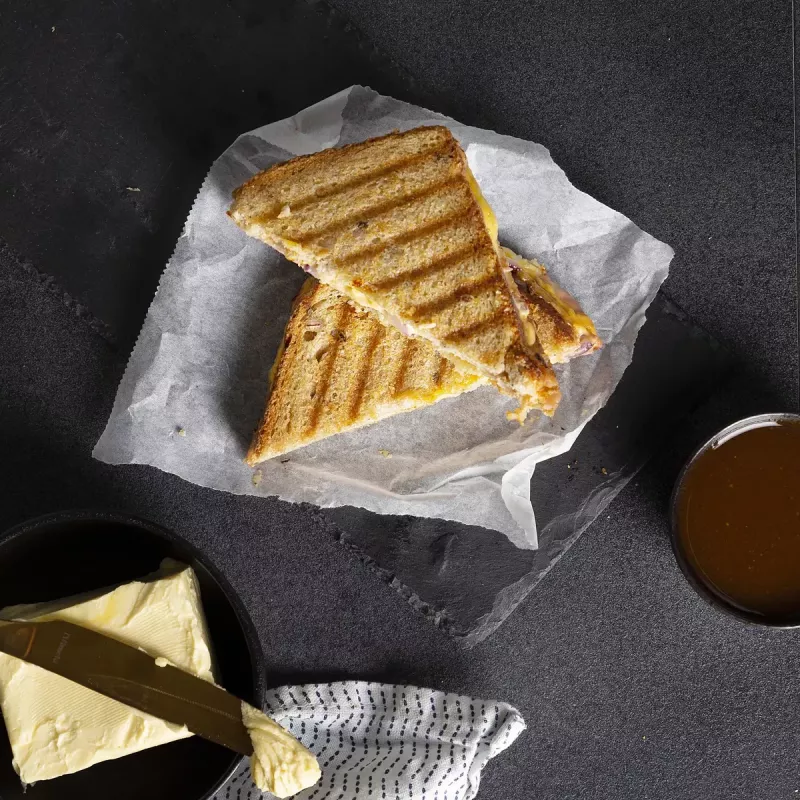Sandwich Maker Princess 01.127003.01.001 750W Must Hõbedane