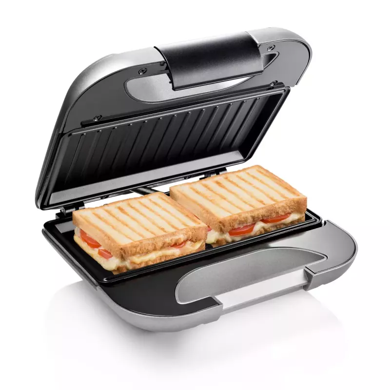 Sandwich Maker Princess 01.127003.01.001 750W Must Hõbedane
