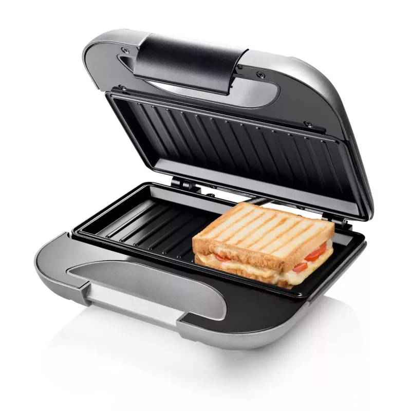 Sandwich Maker Princess 01.127003.01.001 750W Must Hõbedane