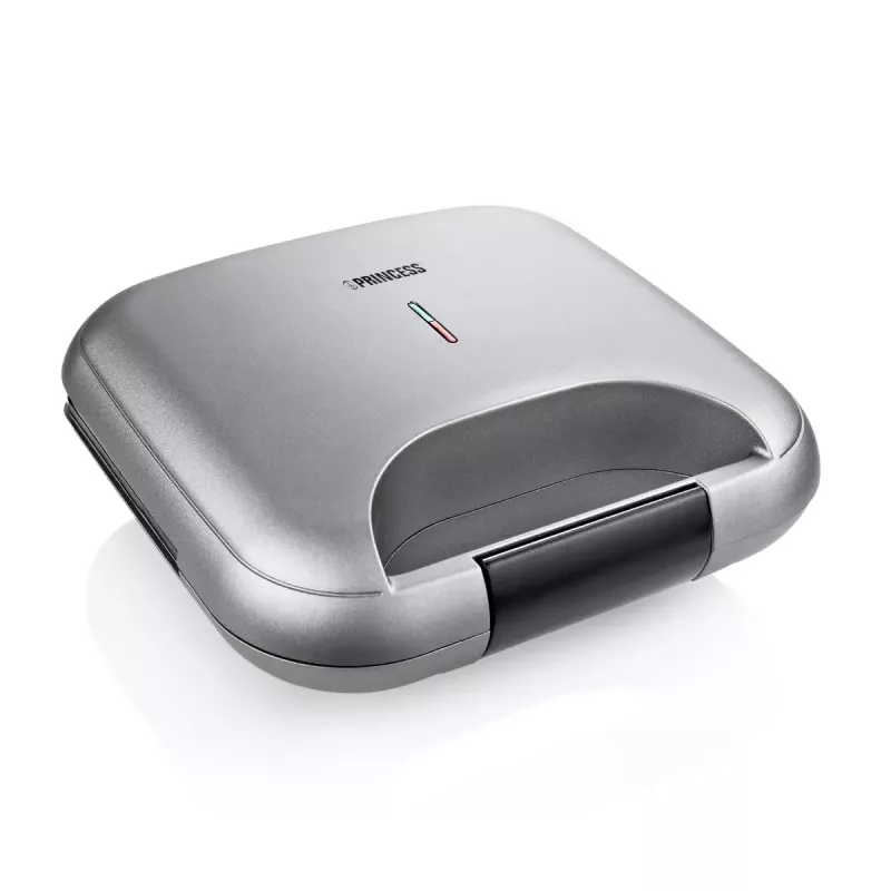 Sandwich Maker Princess 01.127003.01.001 750W Must Hõbedane
