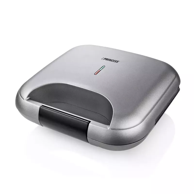 Sandwich Maker Princess 01.127003.01.001 750W Must Hõbedane