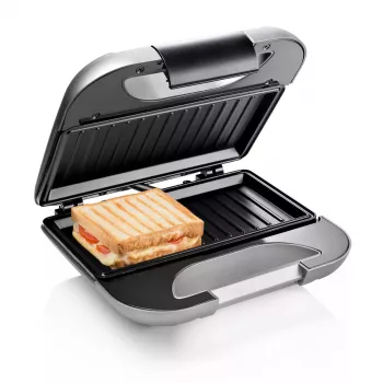 Sandwich Maker Princess 01.127003.01.001 750W Must Hõbedane