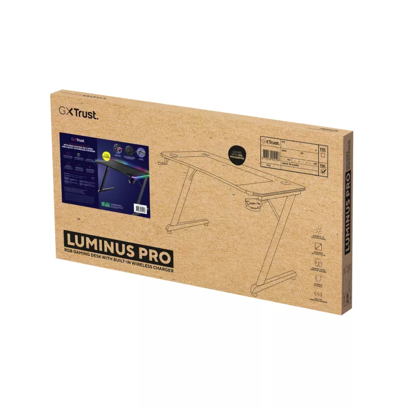 Laud Trust GXT 710 Luminus Pro Must Ristkülikukujuline ABS/PC 1200x600x740mm