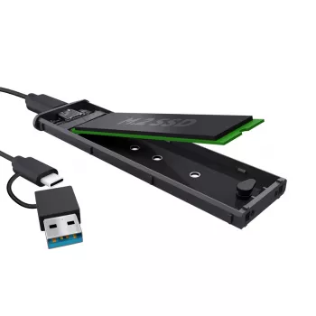 SSD-korpus TRUST 25806 Must M.2 jaoks, ühe kettaga, kuni 4 TB, USB USB-C 10 Gbit/s (USB 3.2 Gen 2)