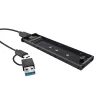 SSD-korpus TRUST 25806 Must M.2 jaoks, ühe kettaga, kuni 4 TB, USB USB-C 10 Gbit/s (USB 3.2 Gen 2)