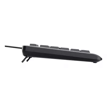 Juhtmega täissuuruses klaviatuur TRUST Primo Illuminated USB QWERTZ Saksa, 104 klahvi, must, 1,8 m kaabel