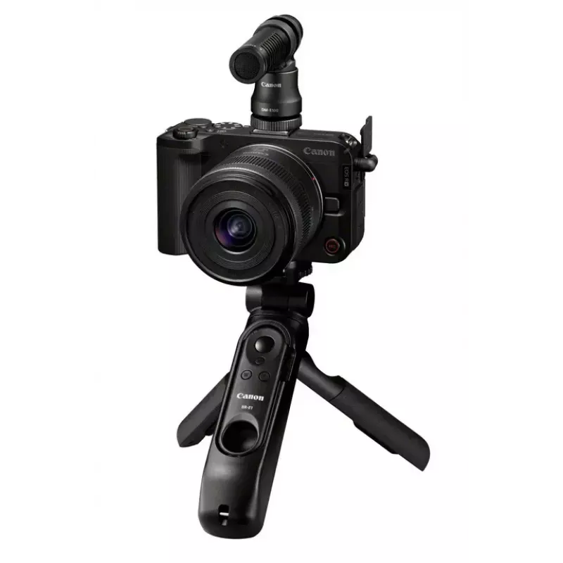 Canon EOS R50 V + RF-S 14-30mm F4-6.3 IS STM PZ Creator Kit hübriidkaamera 24.2 MP CMOS 6000 x 4000 pikslit Must
