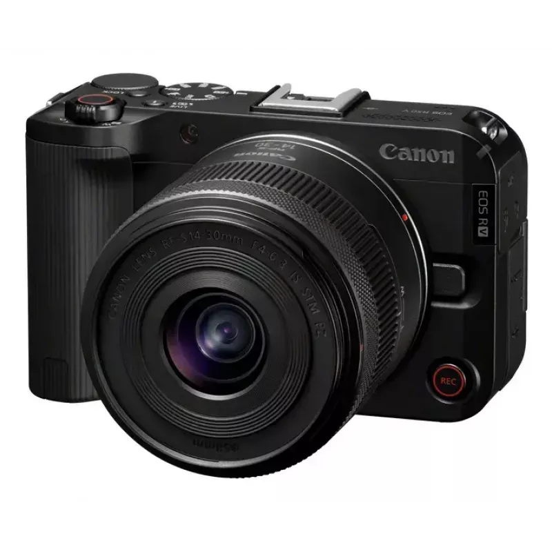 Canon EOS R50 V + RF-S 14-30mm F4-6.3 IS STM PZ Creator Kit hübriidkaamera 24.2 MP CMOS 6000 x 4000 pikslit Must