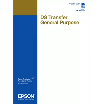 Ülekandepaber Epson C13S400077 tindiprinterile, A3 (297×420 mm), 100 lehte, 87 g/m²